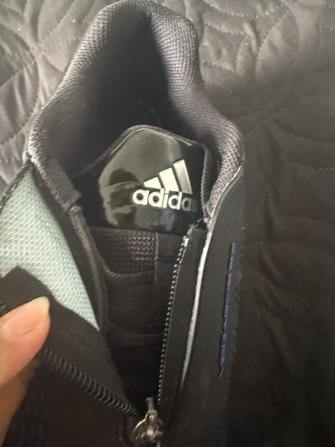 Adidas Megaride S2 Running Shoes Black Blue Size 7.5 - photo 3