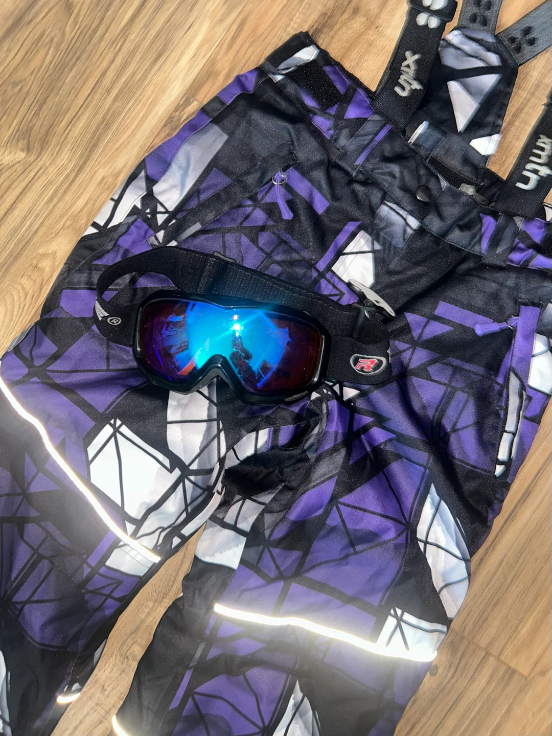 xmtn Ski Pants and Goggles - Girls Size 10
