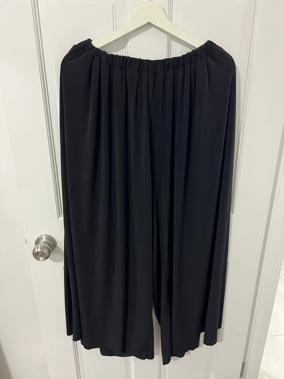Black wide-leg trousers - photo 2