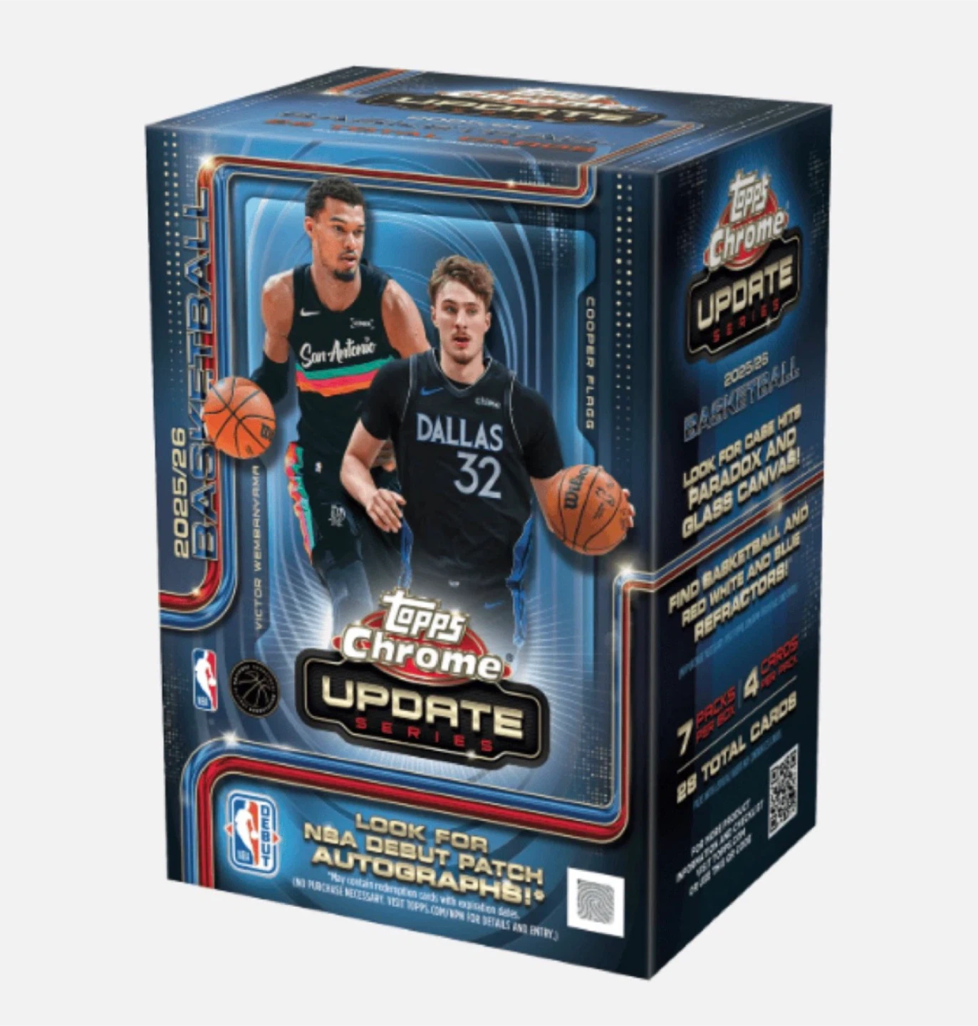 2025/26 Topps Chrome Update Series Basketball Box
