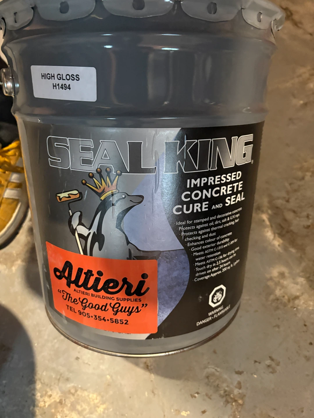 Seal King Impressed Concrete Cure and Seal