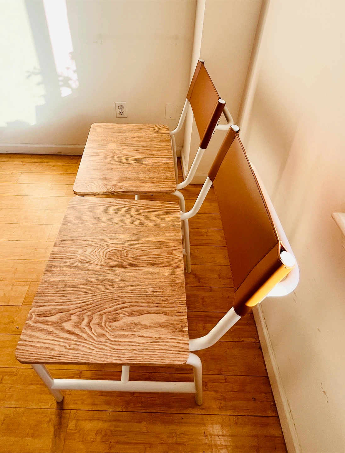 Set of 2 Wooden Chairs - photo 2