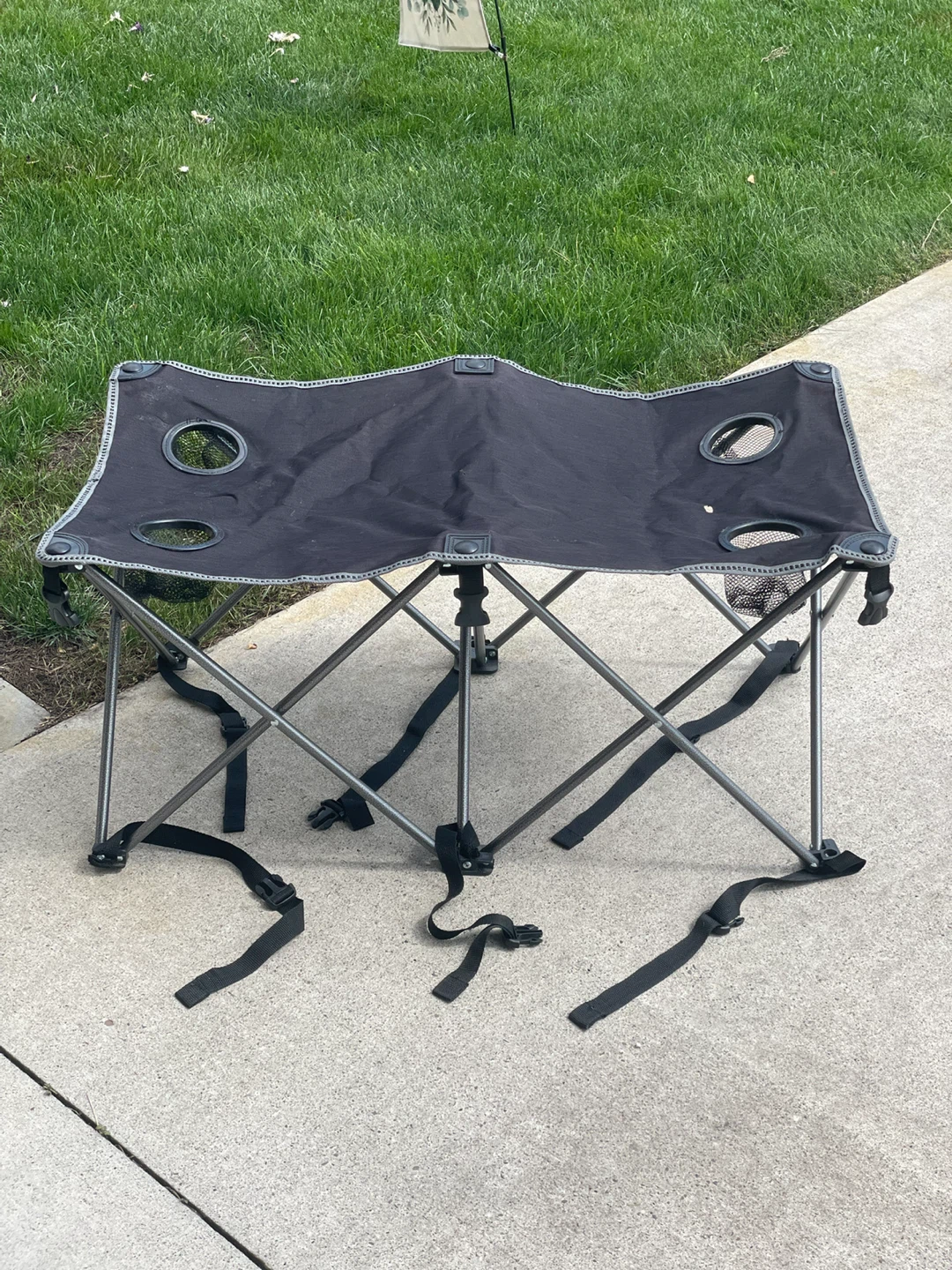🏈 Folding Double Camp Bench/Table