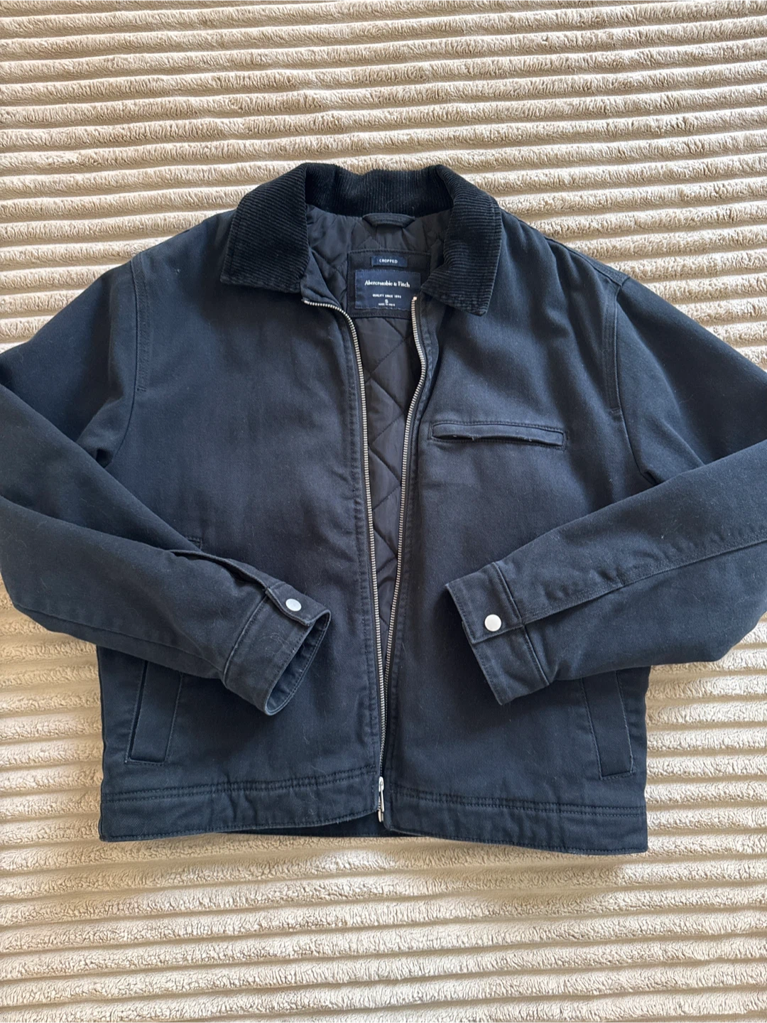 Abercrombie & Fitch Cropped Jacket, Size S - photo 2