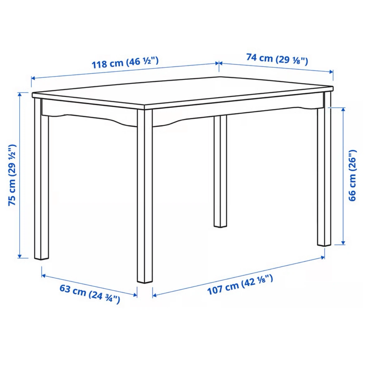 IKEA Lisabo Dining Table - photo 2