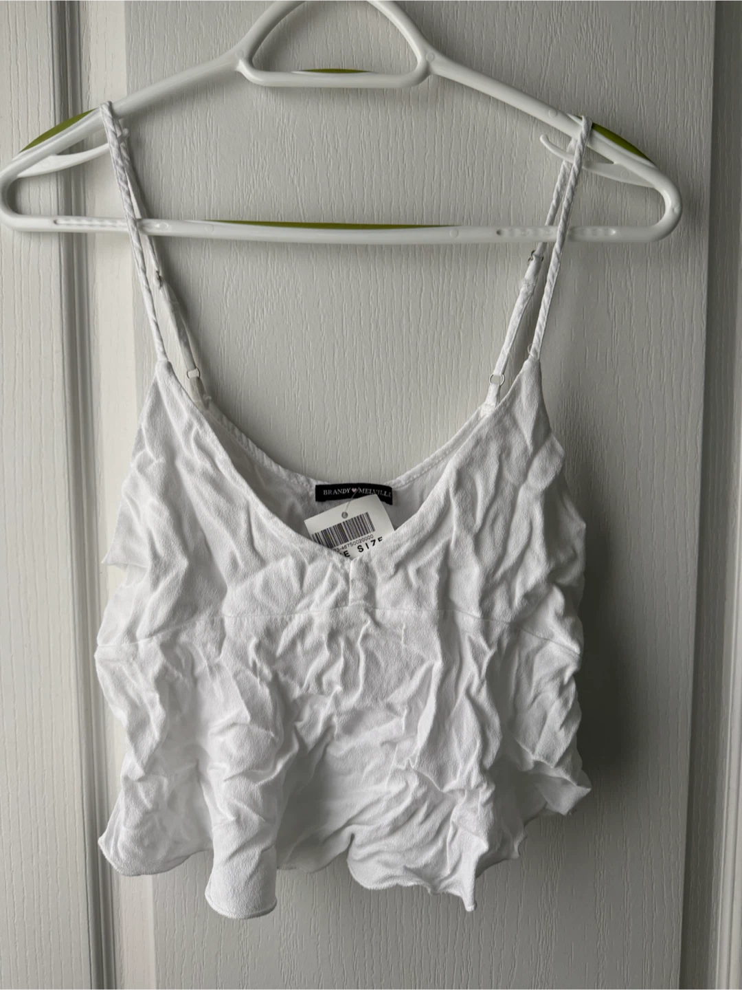 NEW Brandy Melville White Crop Tank