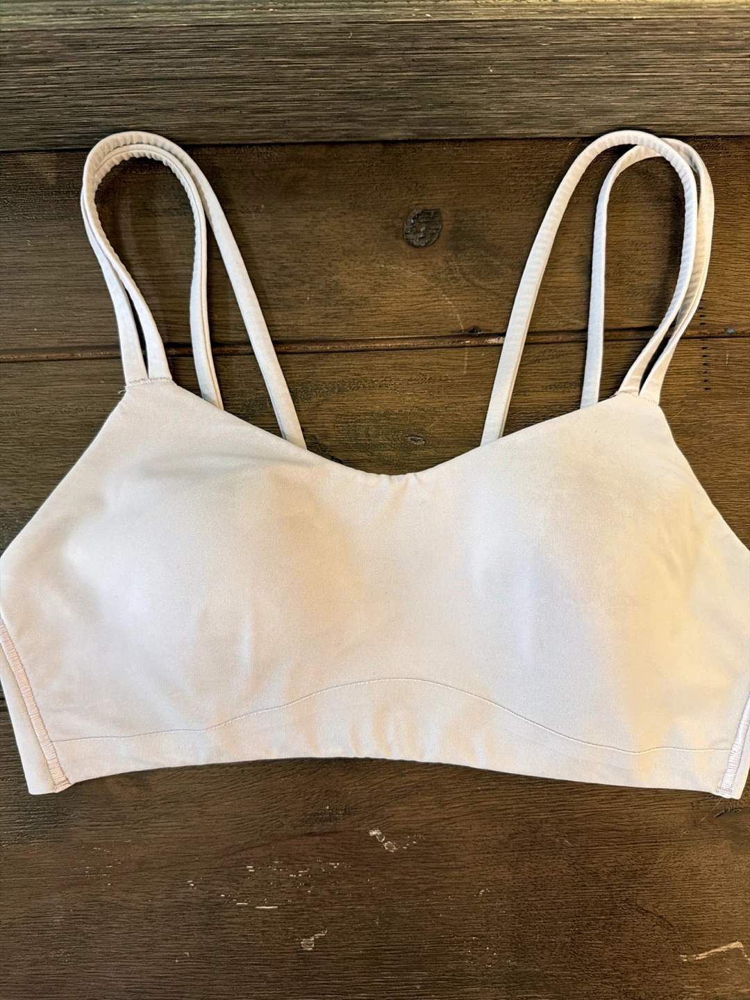 🏈 Lululemon Steel Blue Sports Bra - Size 8