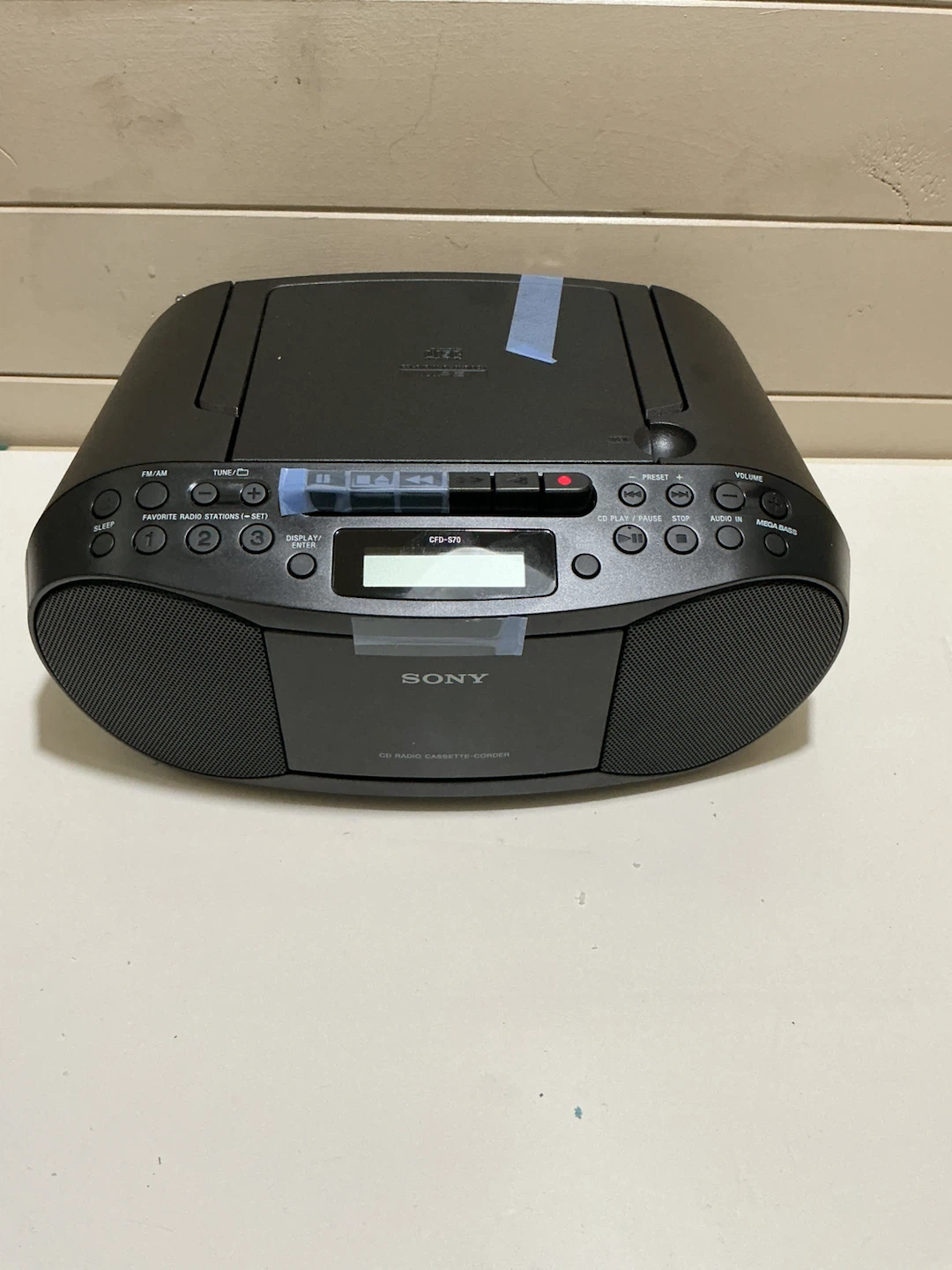 Sony CFD-S70 CD Cassette FM/AM Boombox 🏈