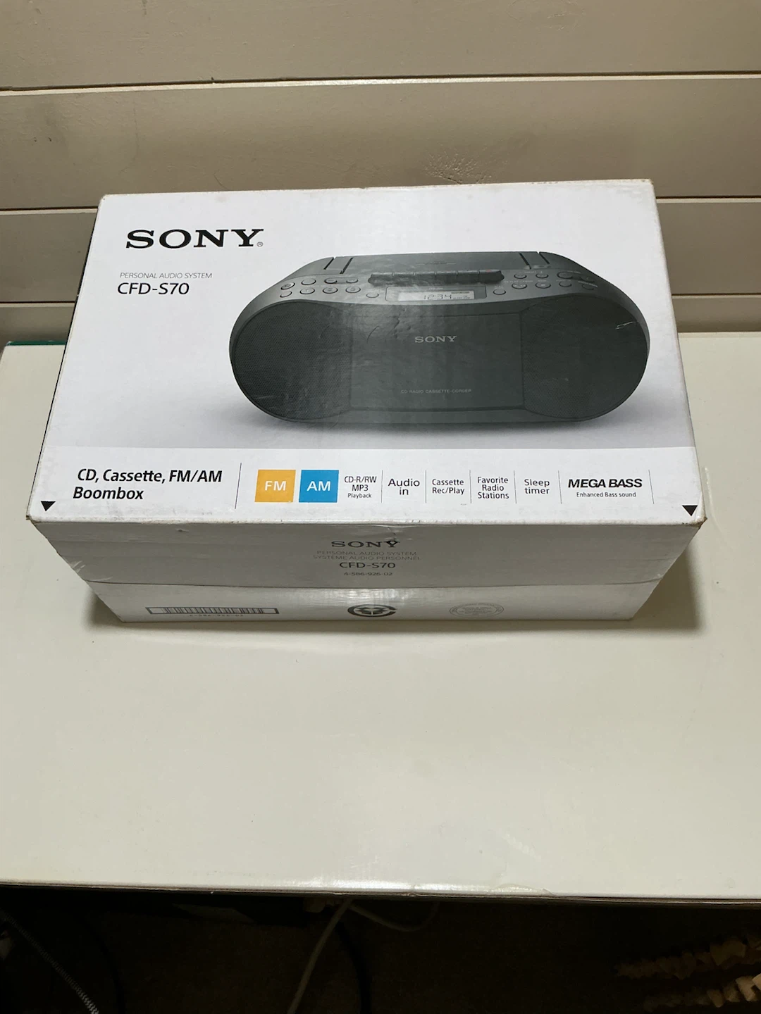Sony CFD-S70 CD Cassette FM/AM Boombox 🏈 - photo 2