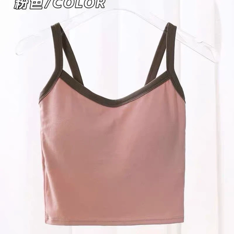 Pink Spaghetti Strap Tank Top - photo 2
