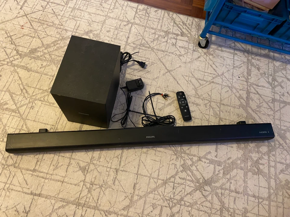 Philips HTL1520B/37 Soundbar with Subwoofer