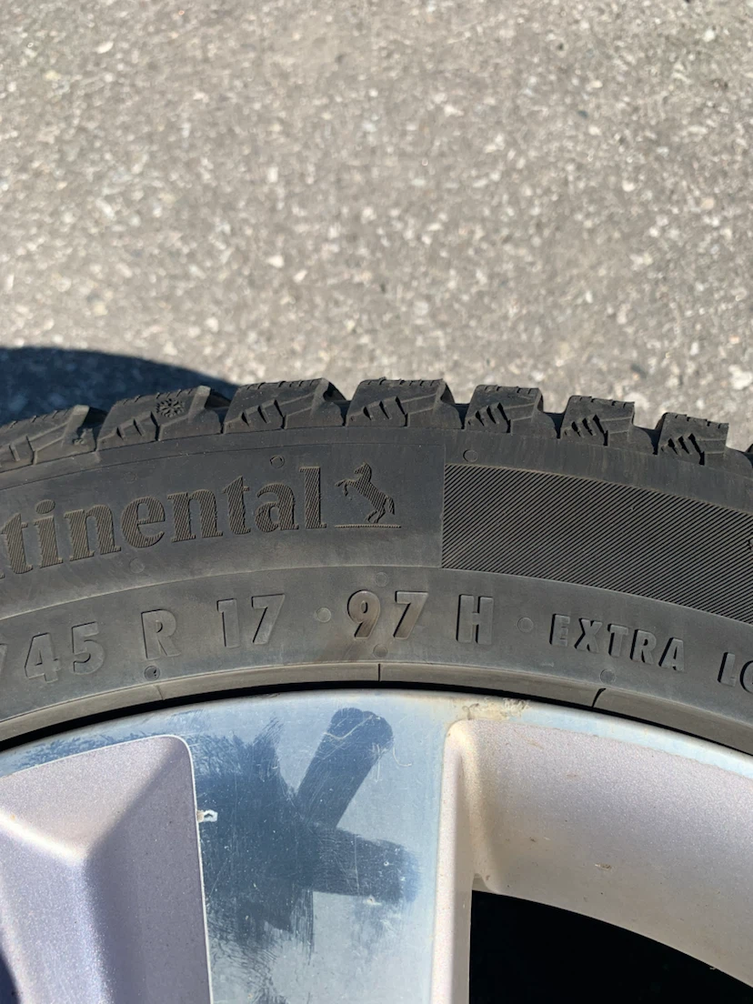 Continental WinterContact SI Plus Tire on Acura Rim - photo 3