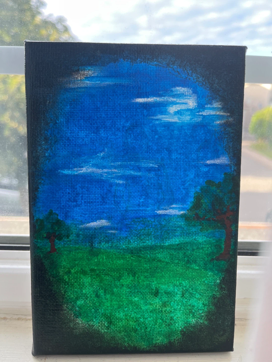 Original landscape painting on canvas