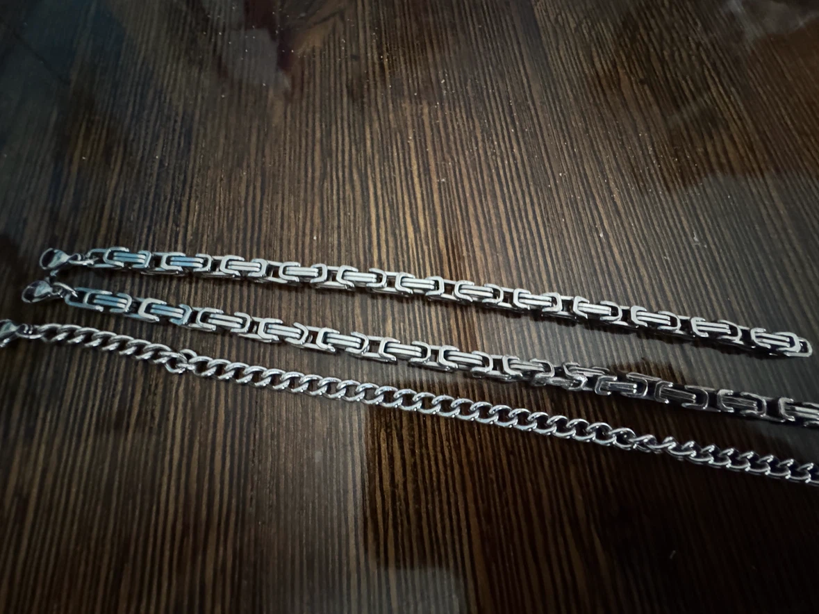 Set of three chain and necklace, 75 dollars for all