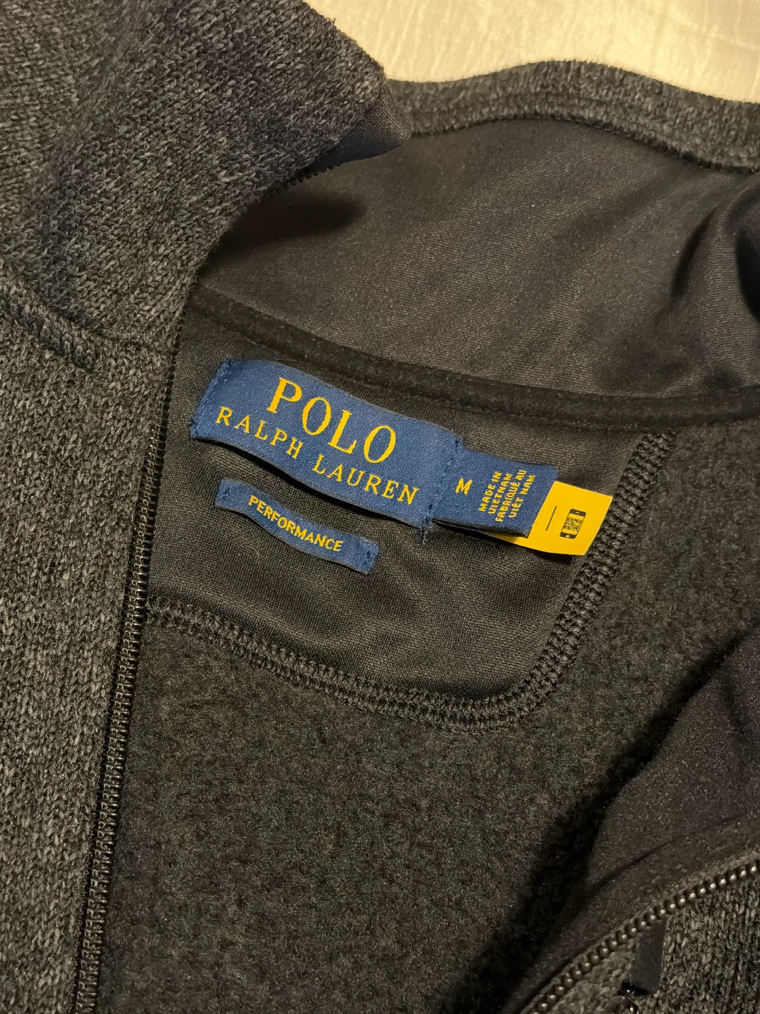 🏈 Polo Ralph Lauren Performance Quarter-Zip Pullover Sweater M - photo 2
