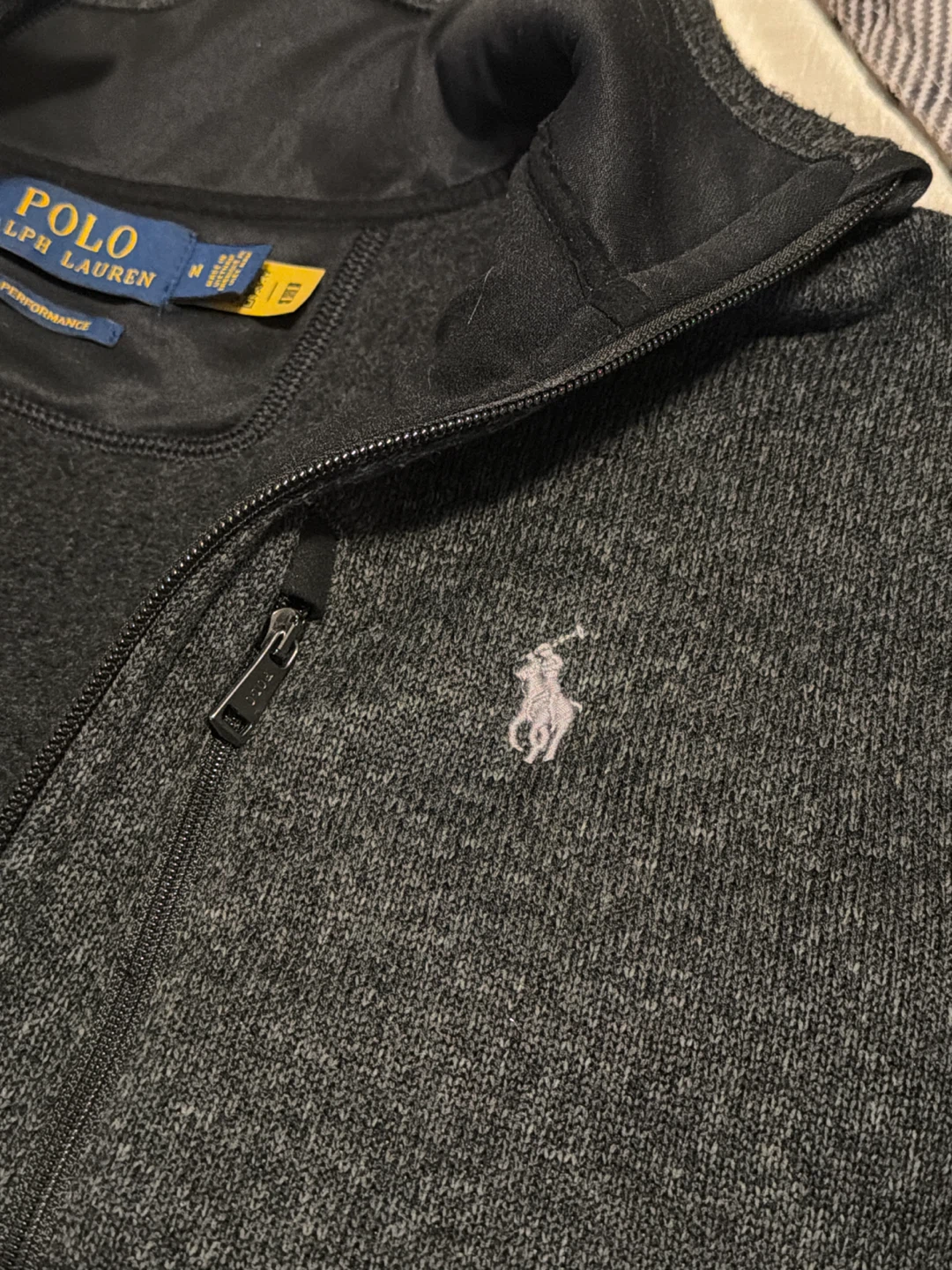 🏈 Polo Ralph Lauren Performance Quarter-Zip Pullover Sweater M - photo 3