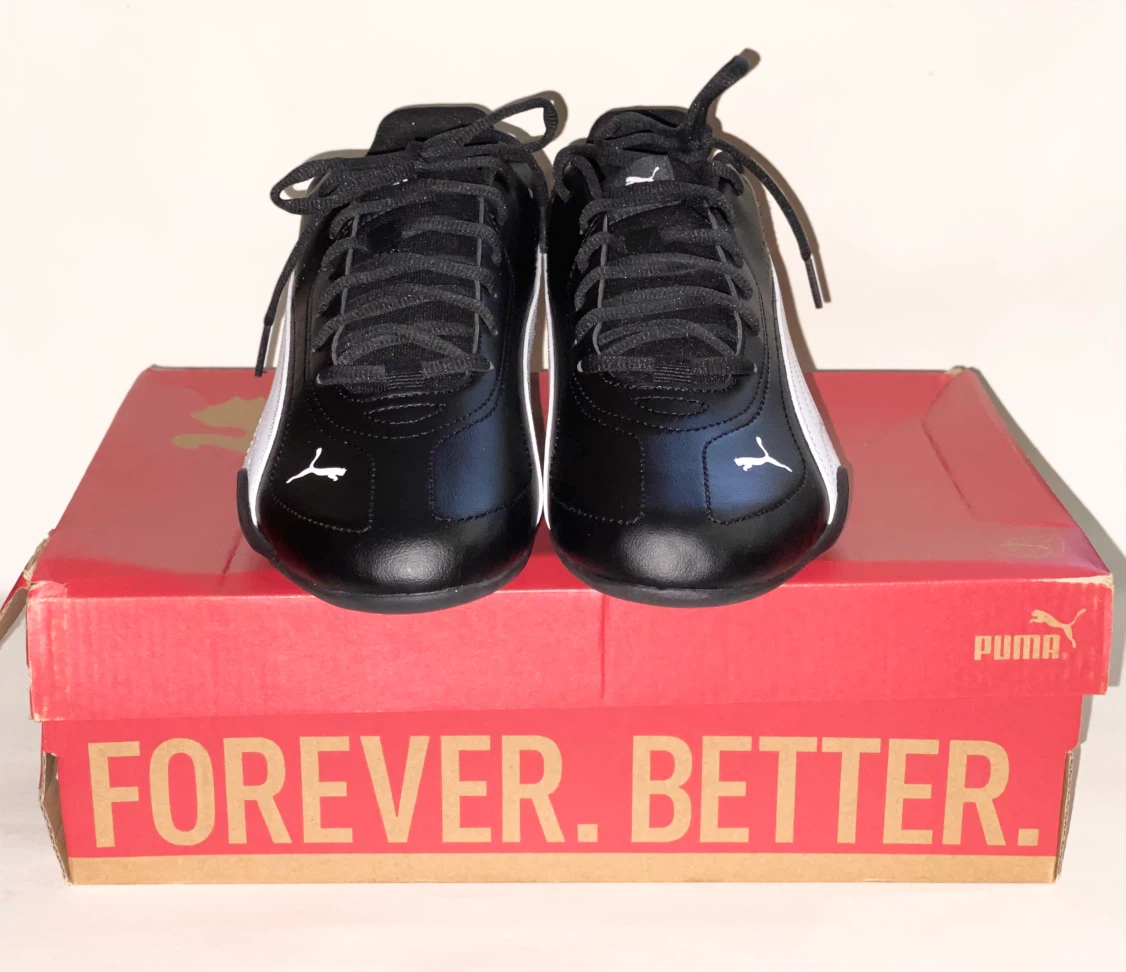 New Puma Catch Sneakers Black and White
