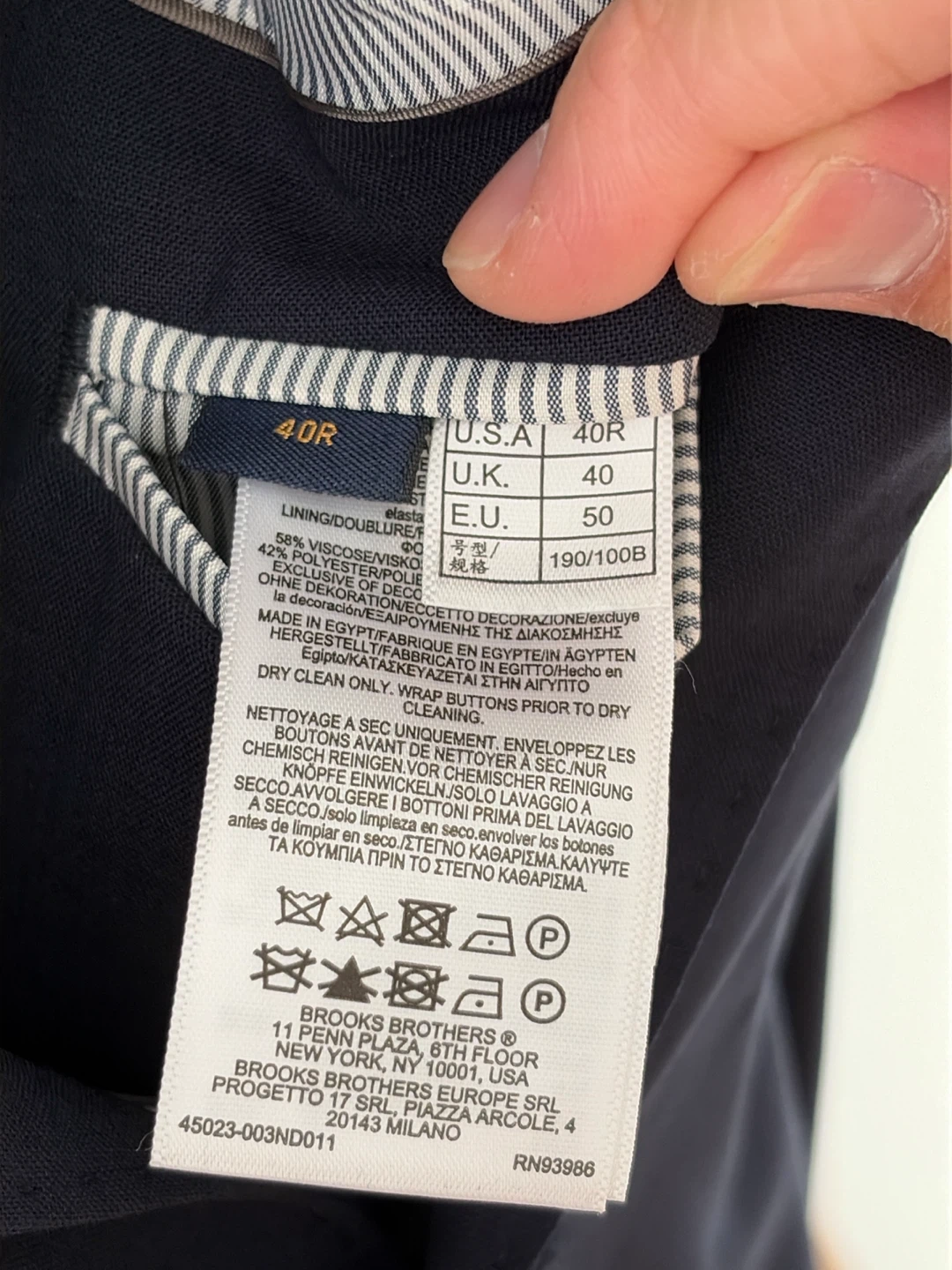 Brooks Brothers Explorer Classic Blazer 40R - photo 2
