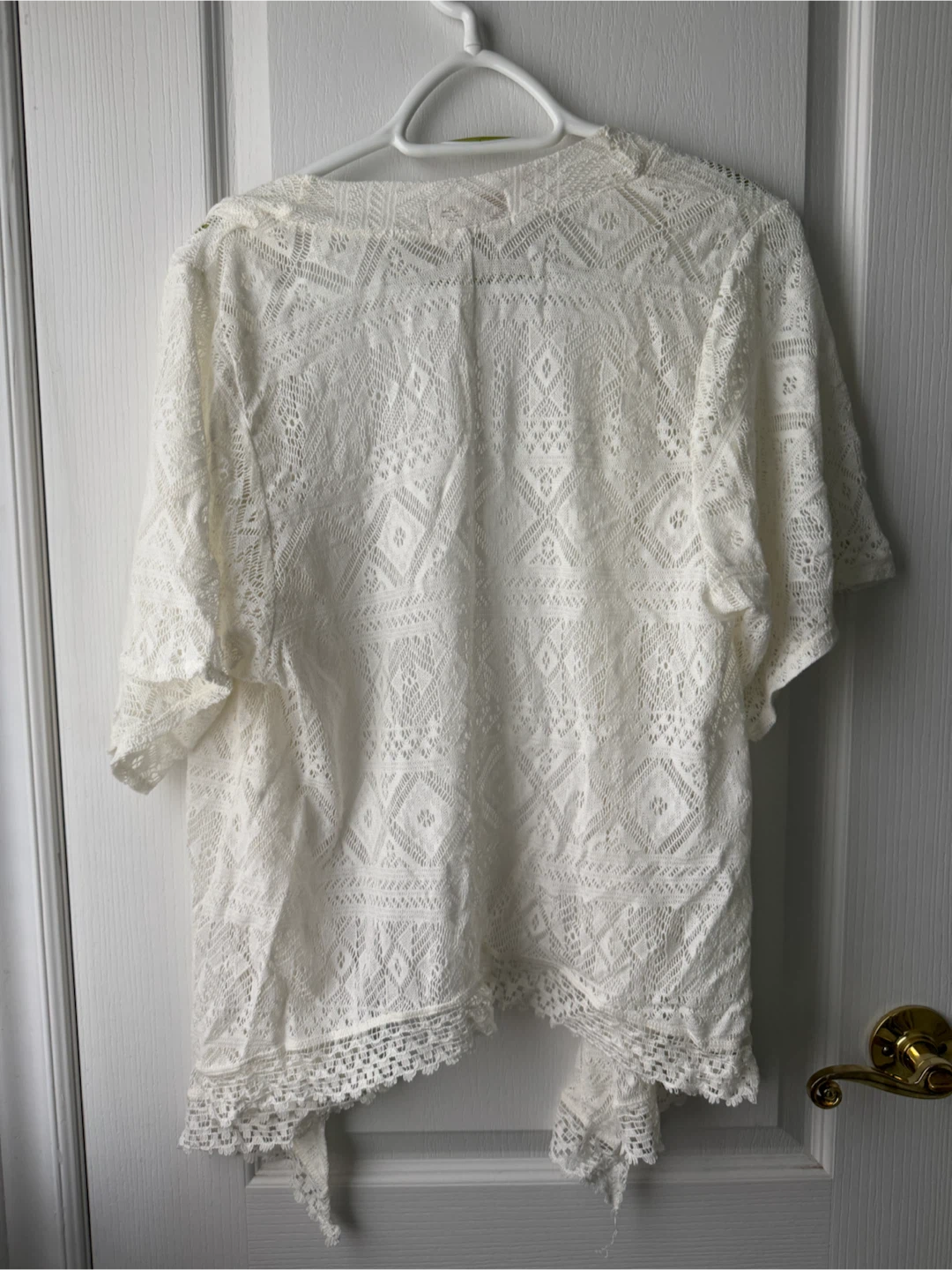Hollister White Lace Kimono - One Size - photo 2