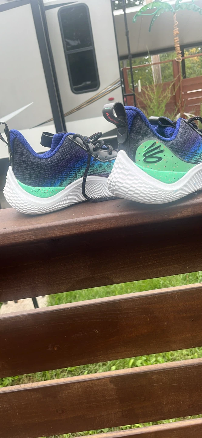 Under Armour Curry Flow Northern Lights Youth Shoes - photo 4