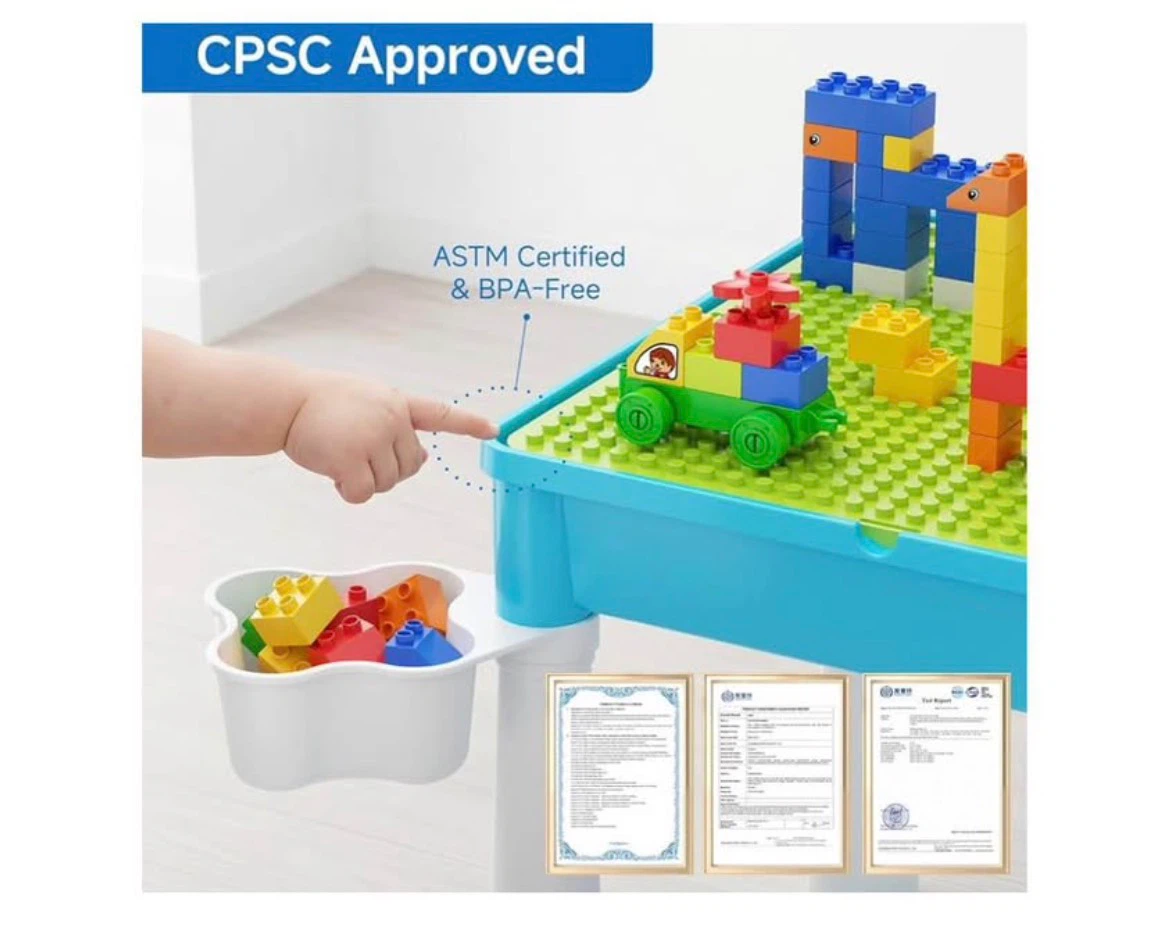 Play and Build Multi-Activity Table with Chair - photo 4