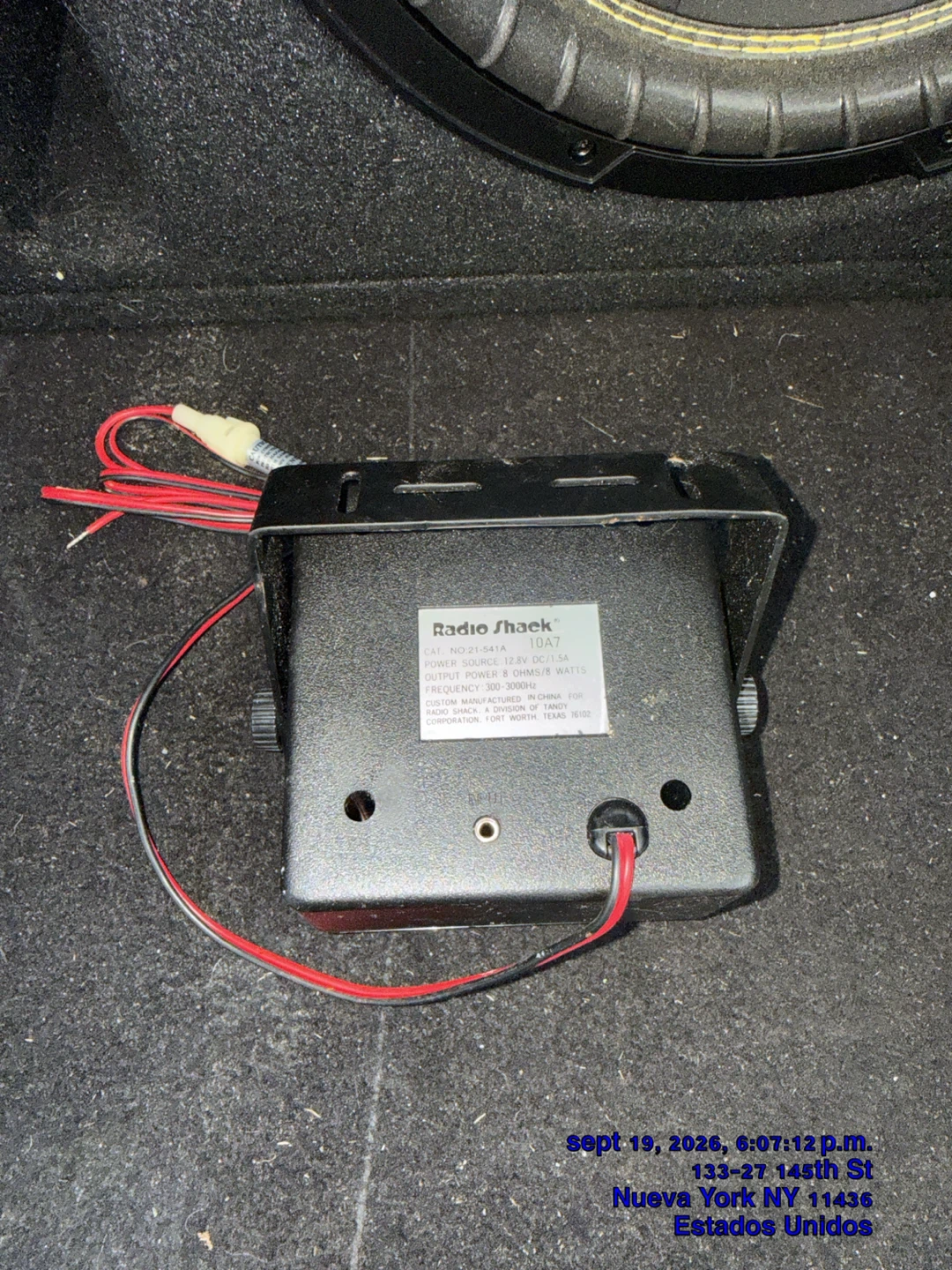 Radio Shack External Speaker 21-541A - photo 3