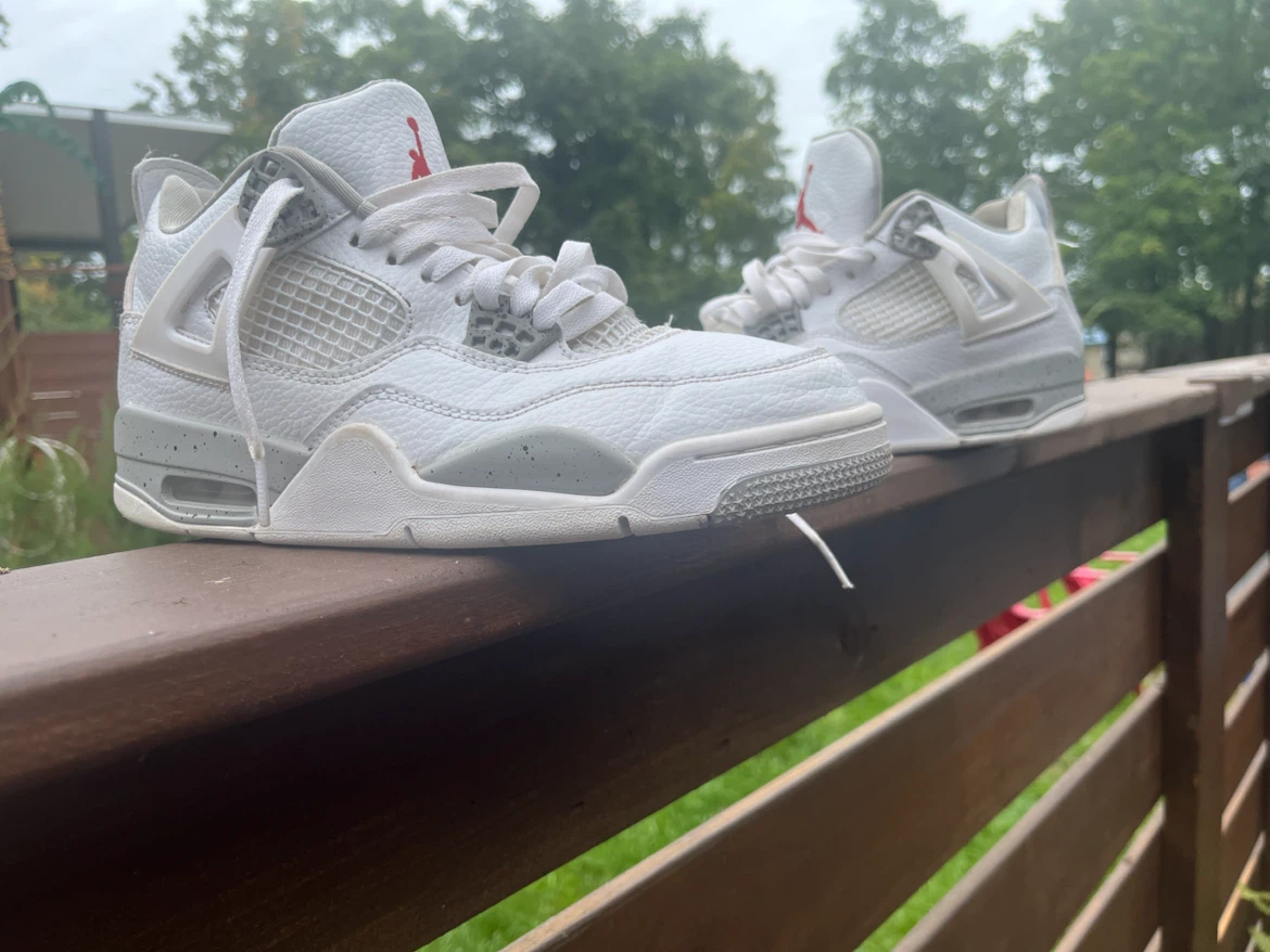 Air Jordan 4 White Oreo US 8 - photo 4