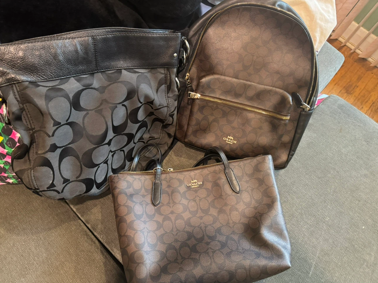 Coach bags, 3 different sizes