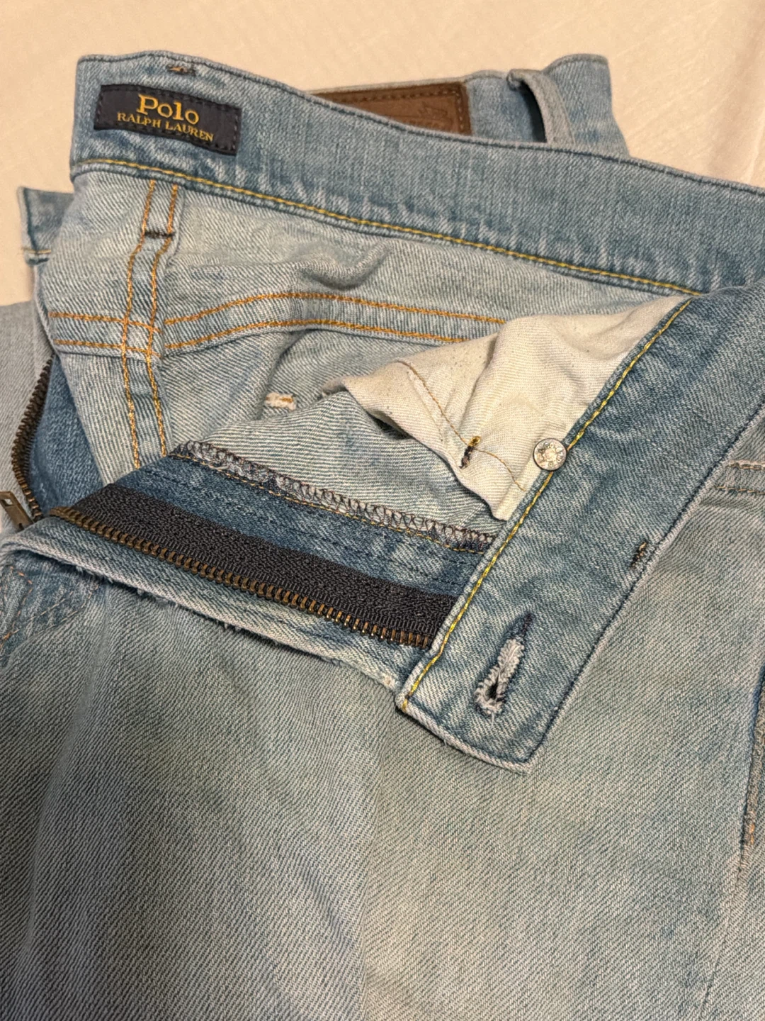 🏈 Polo Ralph Lauren Light Wash Sullivan Slim Jeans 31x30 - photo 2