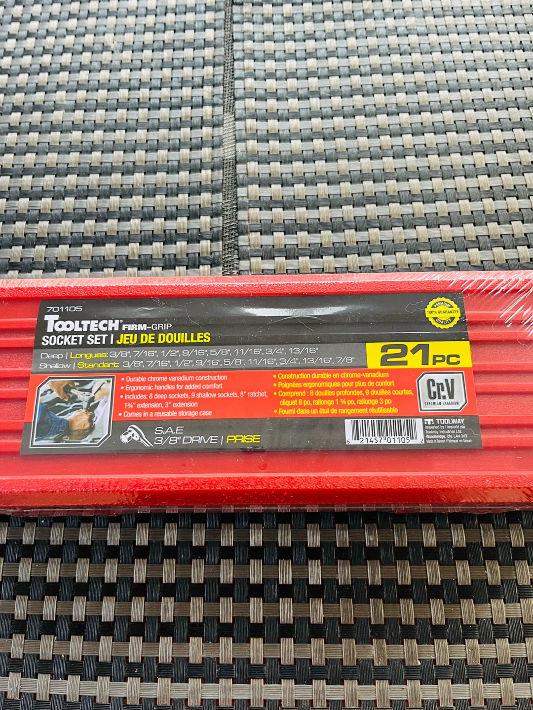🏈 NEW ToolTech Socket Set 21 pcs