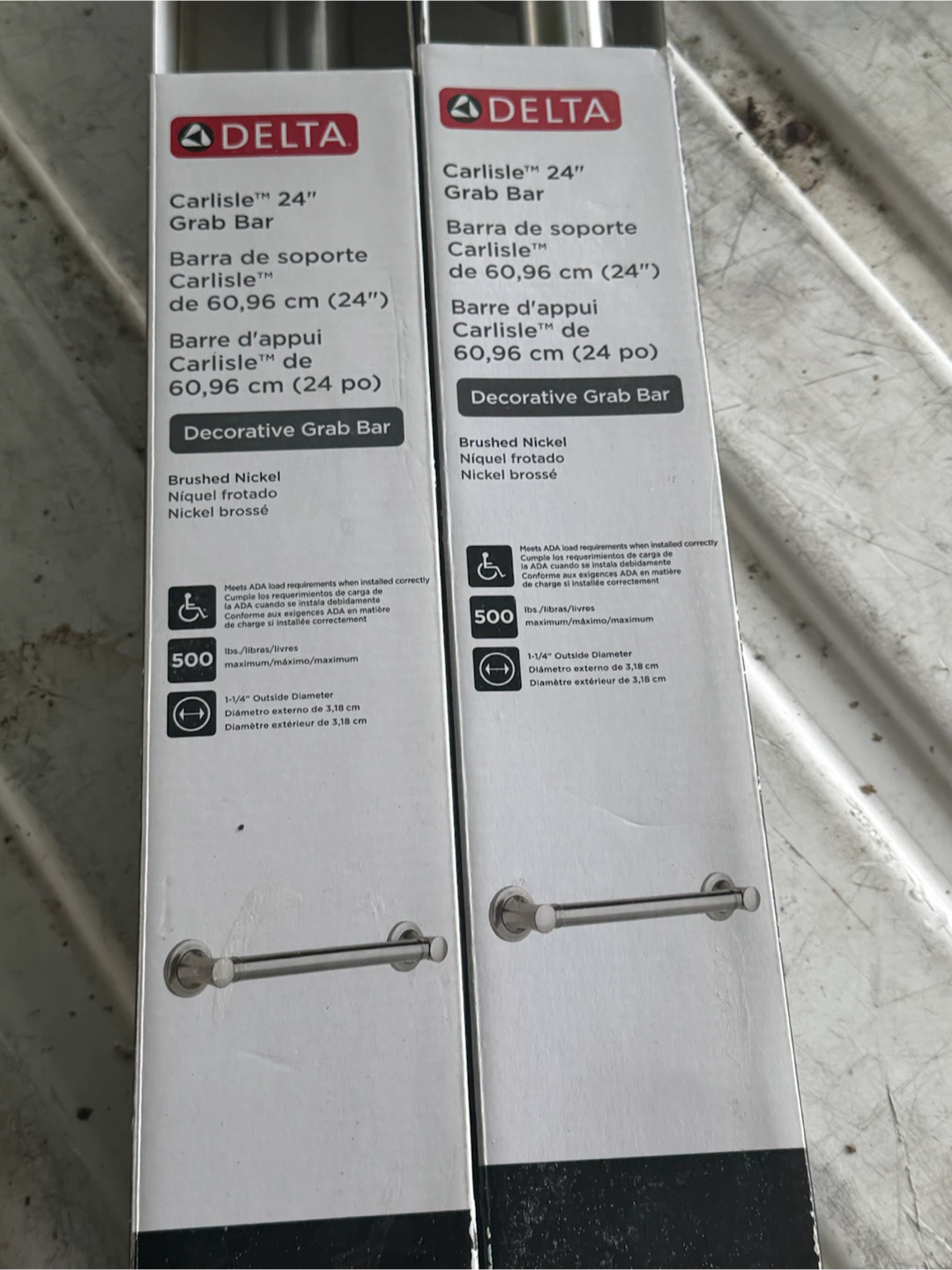🏈 2 Delta Carlisle 24 inch Grab Bars - photo 5