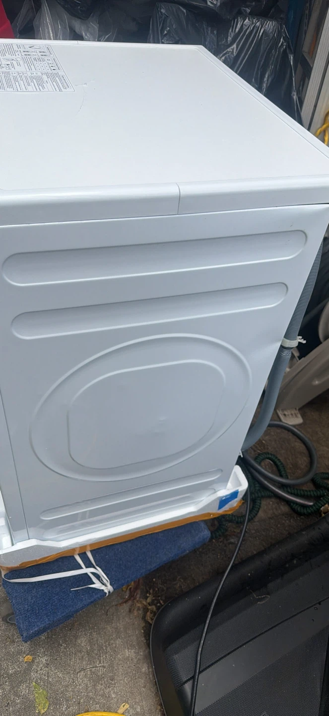 White Front Load Washing Machine - photo 2