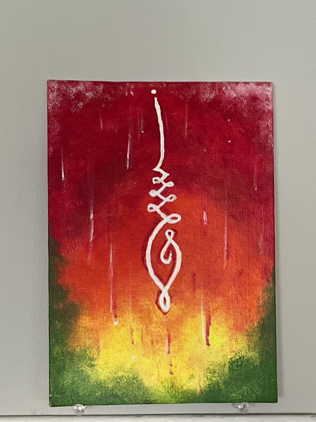 Unalome symbol canvas wall art - photo 2