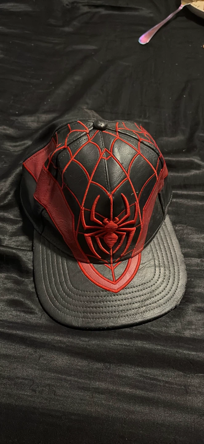 Marvel Miles Morales Faux Leather Snapback Hat - photo 2