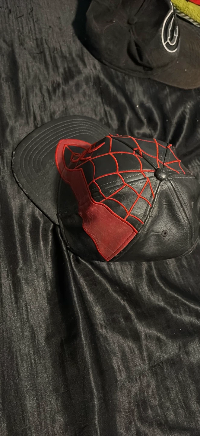 Marvel Miles Morales Faux Leather Snapback Hat - photo 4
