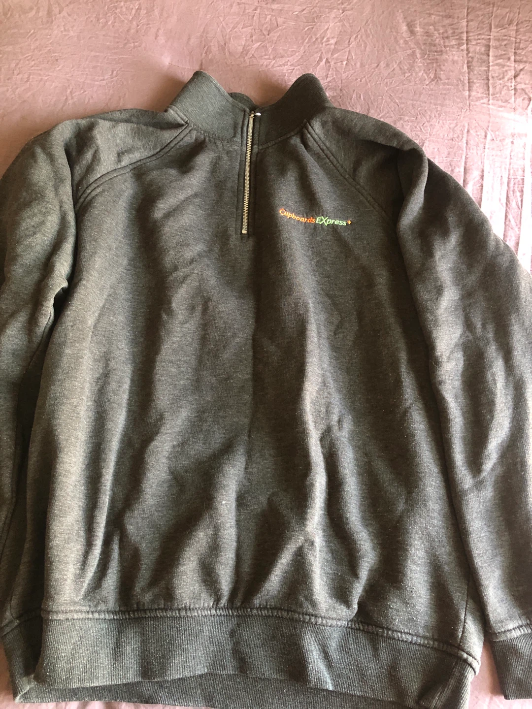 Men’s Large Sweatshirt -Quarter-Zip Pullover 🏈