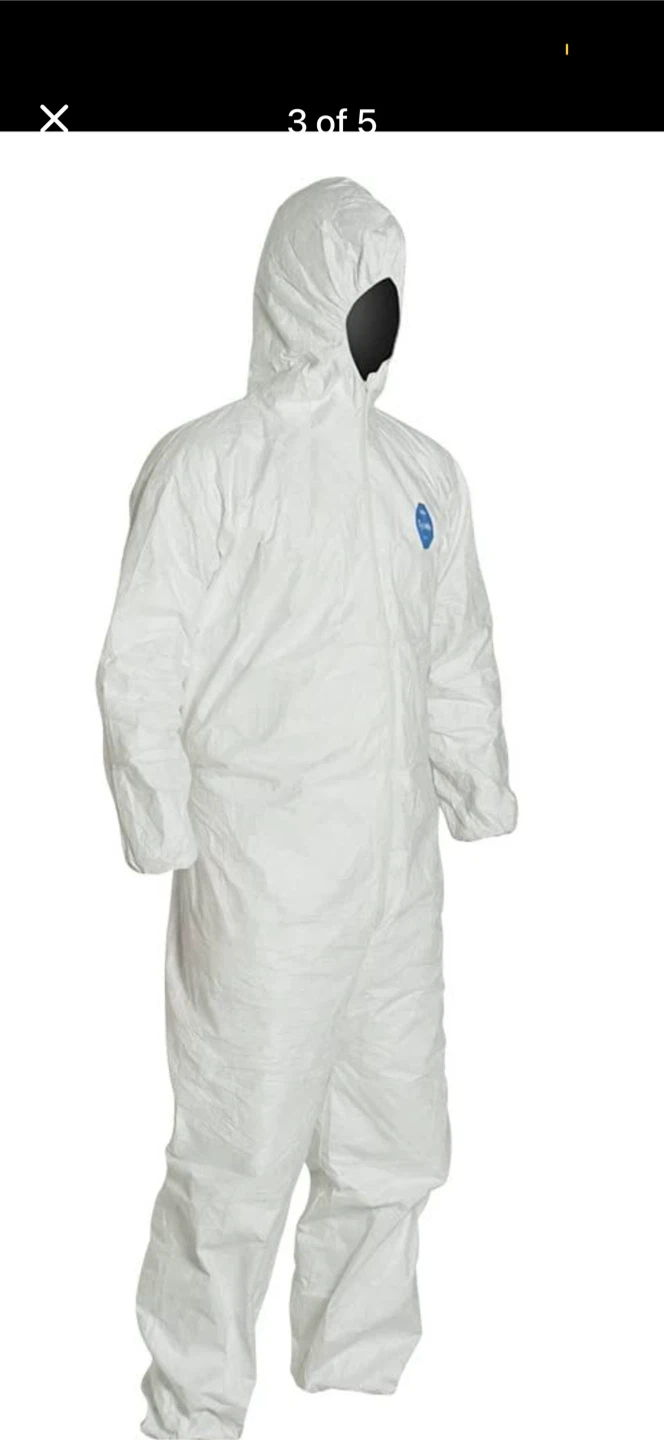 🏈 DuPont Tyvek Coveralls size M - photo 4