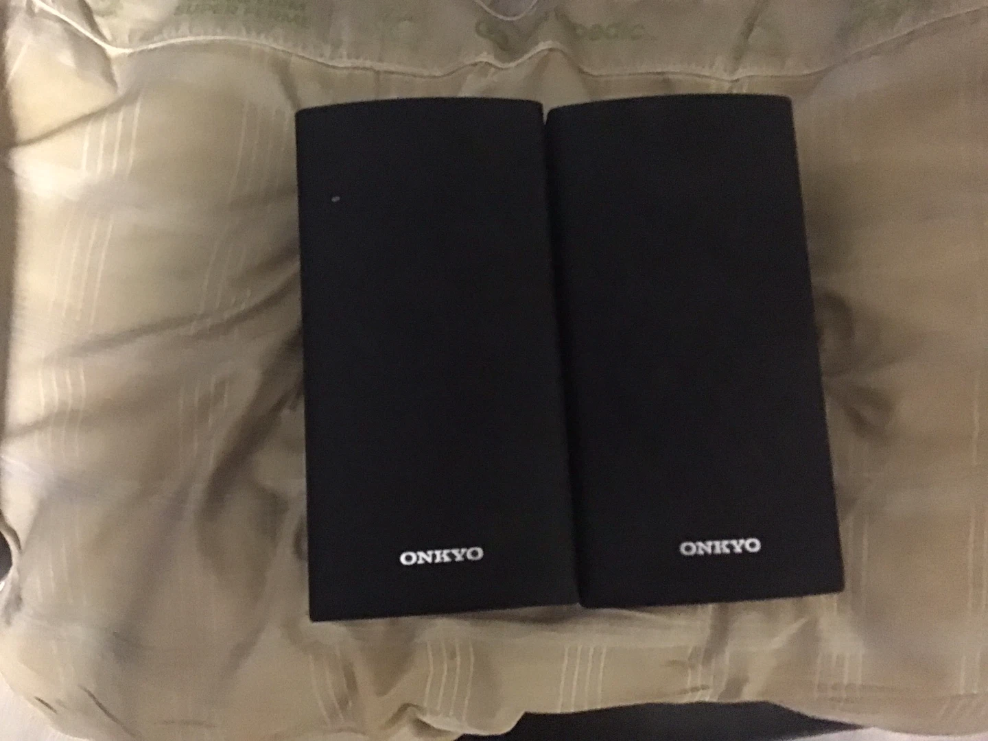 Onkyo Surround Sound Speakers SKR-780 and SKR-590