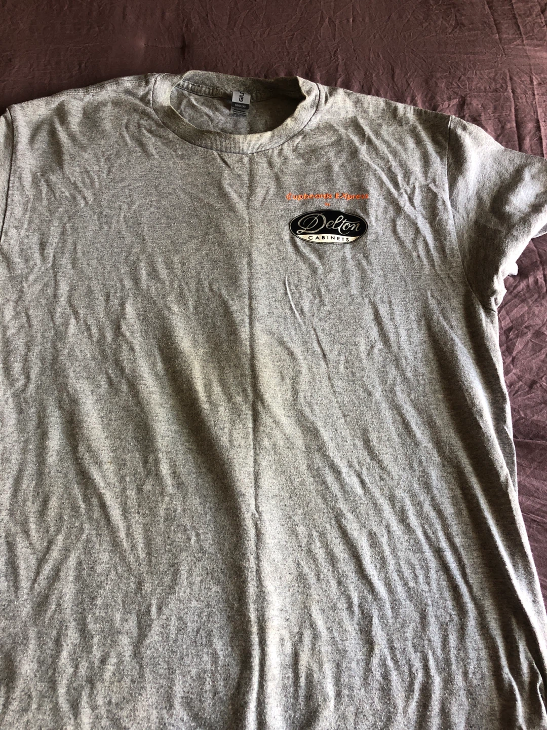 Delton Cabinets Grey T-Shirt. 🏈