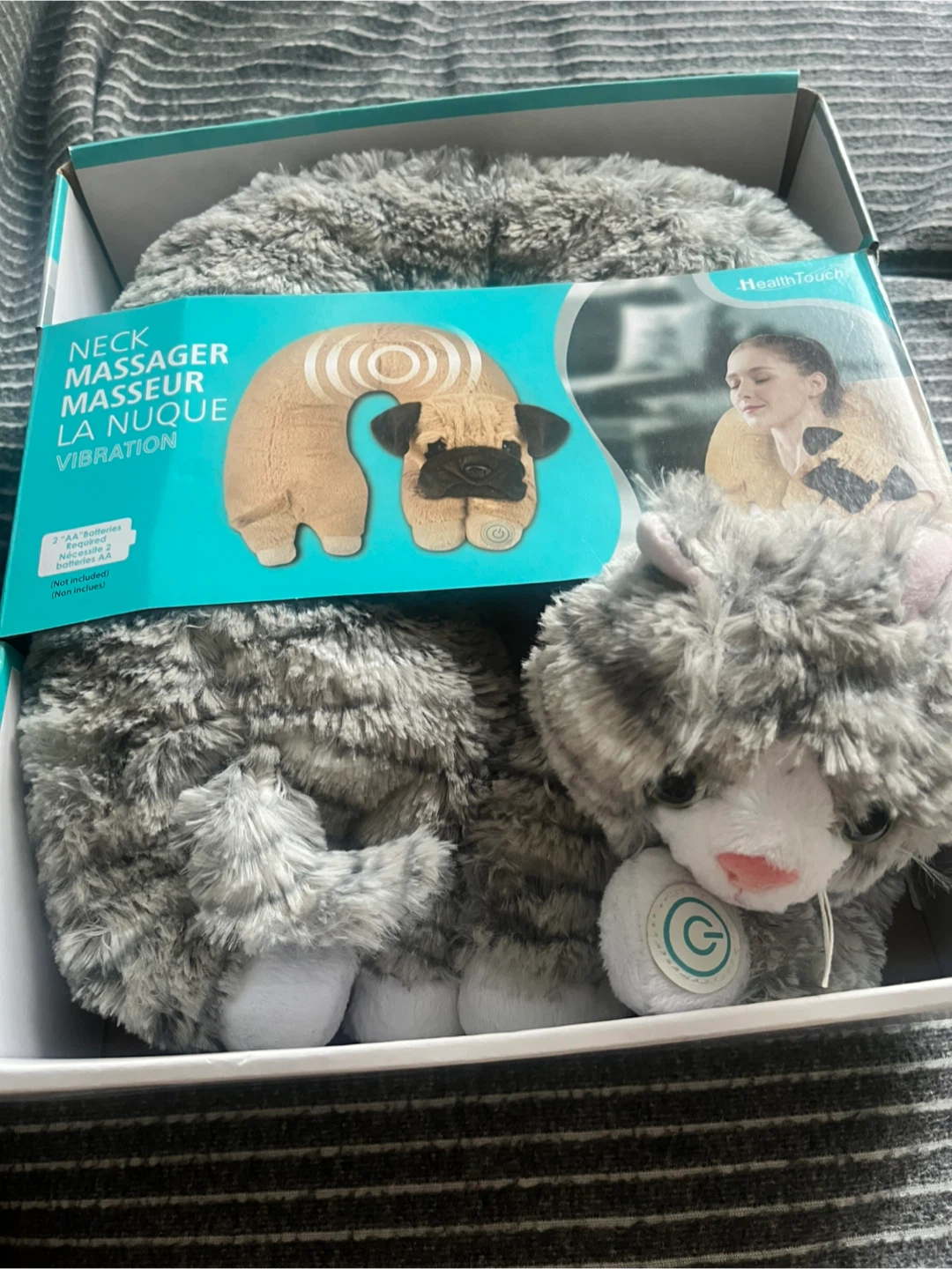 Travel Neck pillow Massager Cat