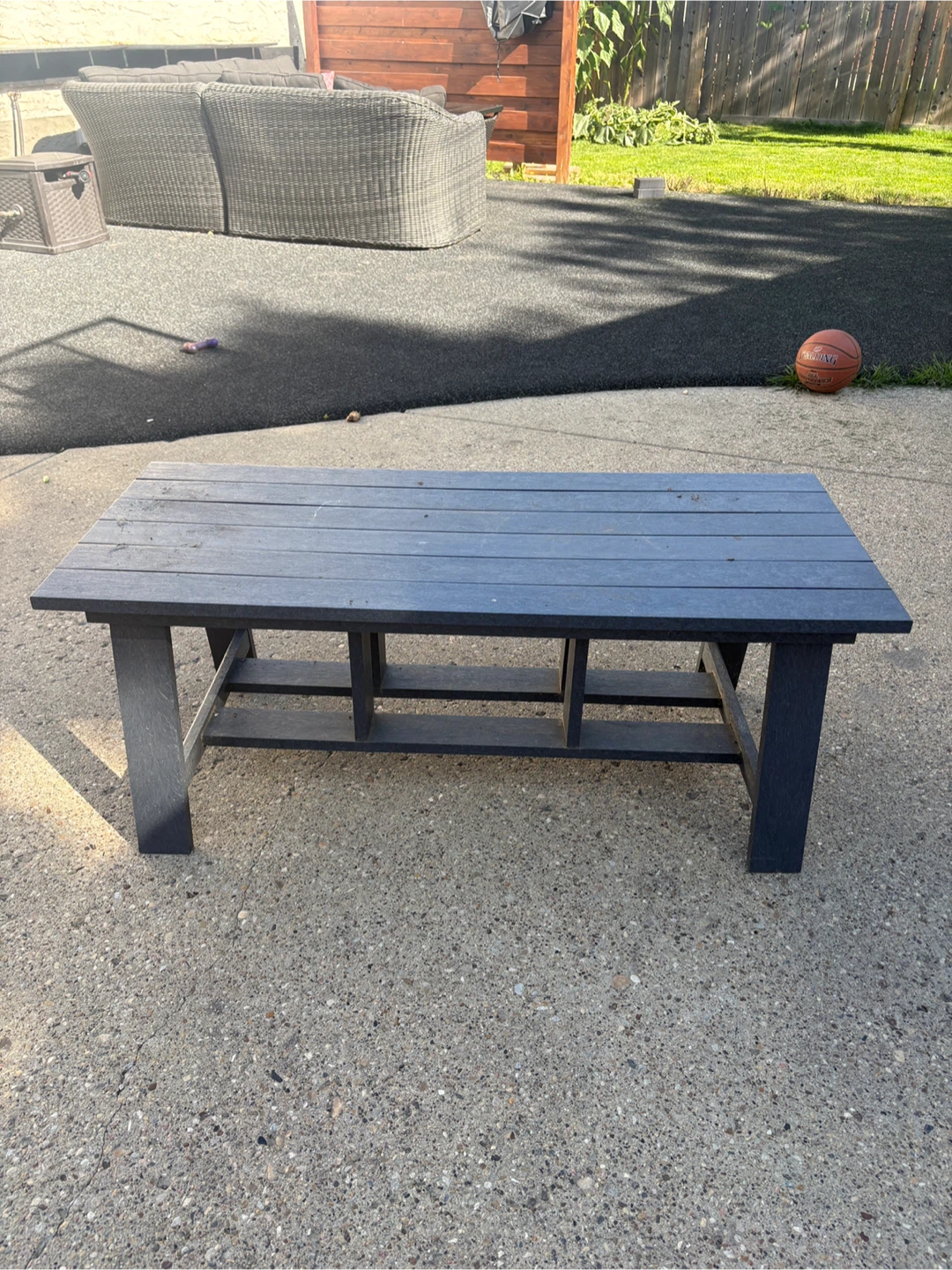 Outdoor Poly Lumber Coffee Table - photo 2