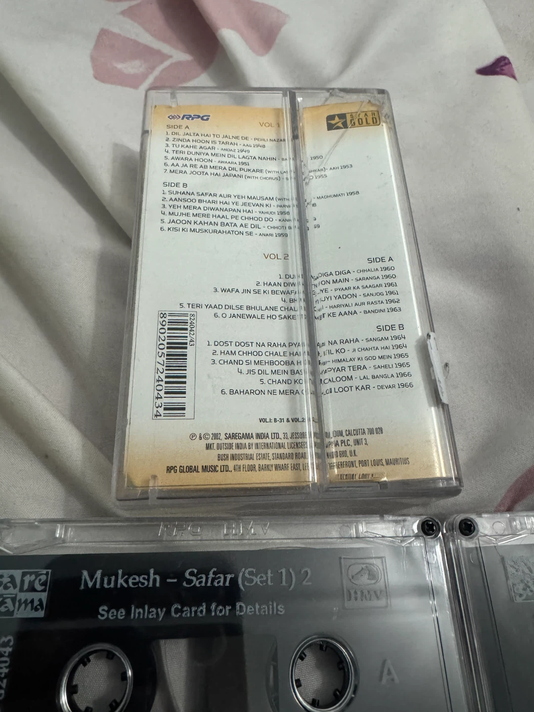 Mukesh - Safar A Journey 1940s to 1960s Cassette Set - photo 3