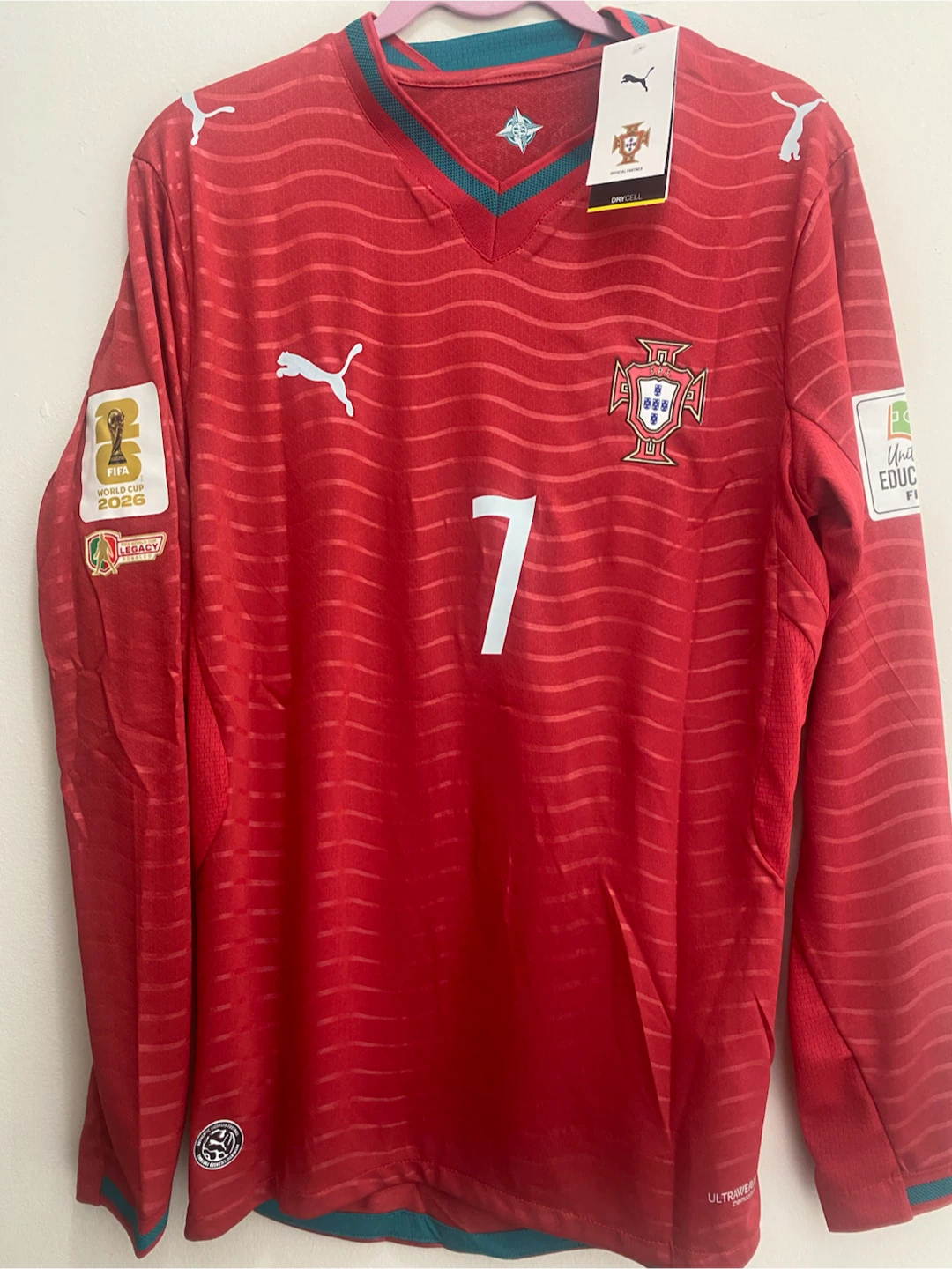 Puma Portugal Ronaldo #7 Long Sleeve Jersey - photo 2