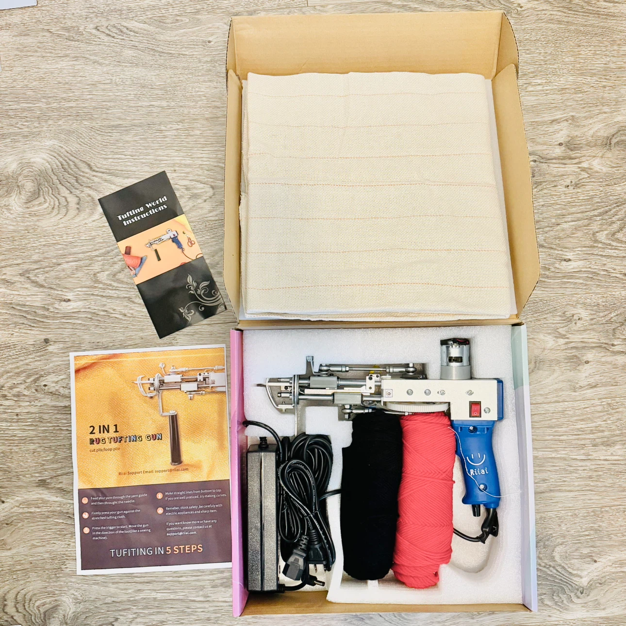 Riiai 2-in-1 Rug Tufting Gun 🏈
