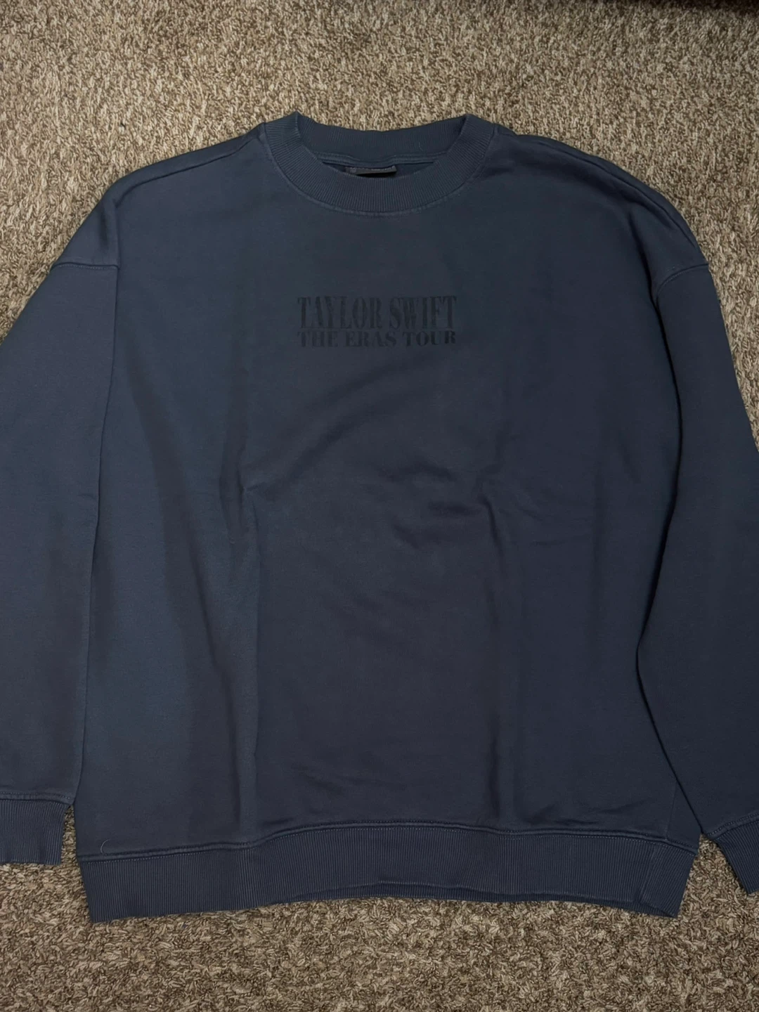 Taylor Swift The Eras Tour Blue Crewneck Sweatshirt