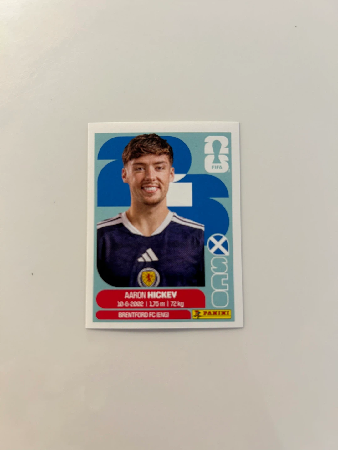 Panini FIFA World Cup 2026 Aaron Hickey Trading Card