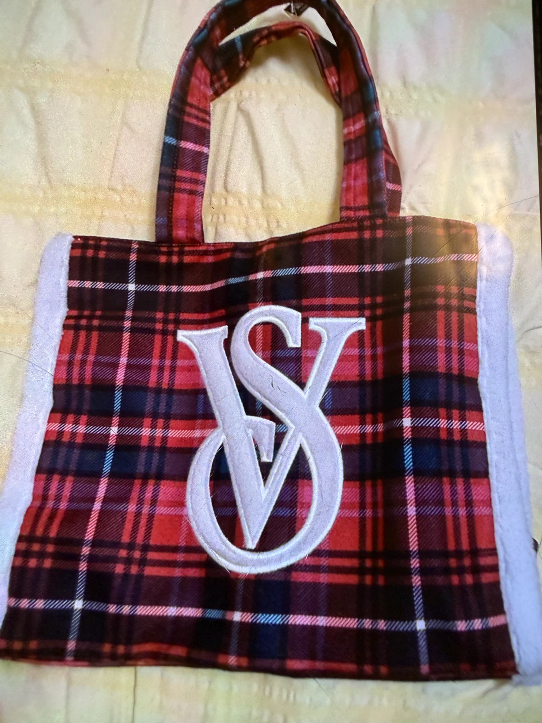 Victoria's Secret Plaid Tote Bag