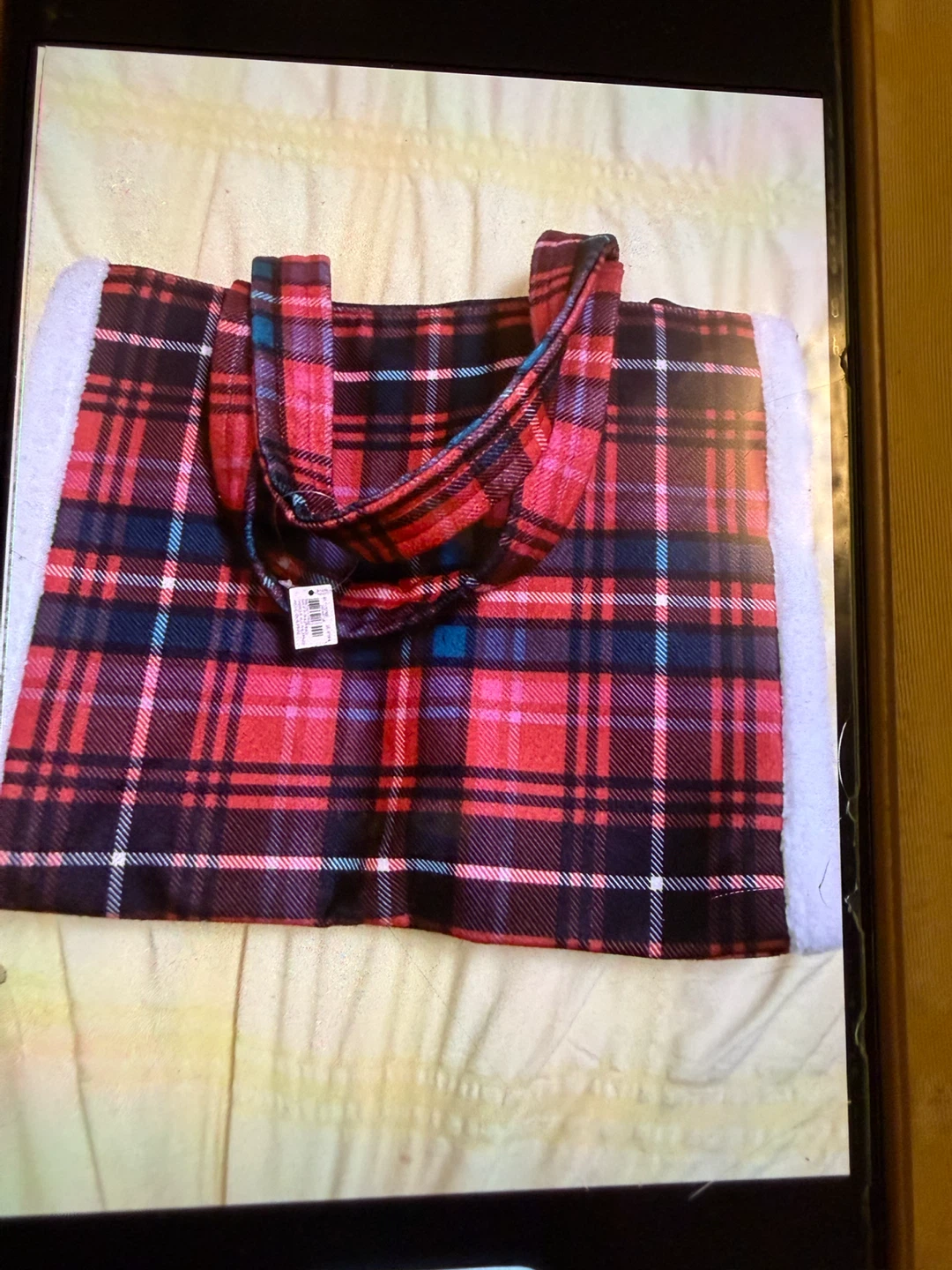 Victoria's Secret Plaid Tote Bag - photo 2