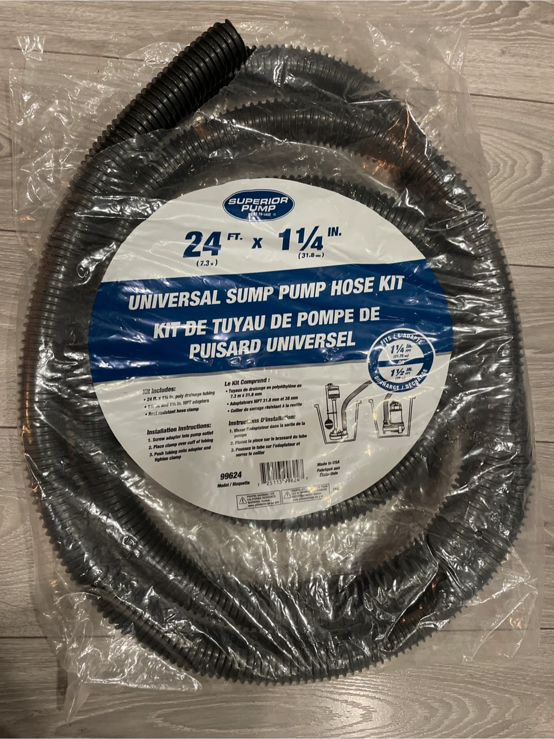 🏈 Sump Pump Hose Kit 14 ft 6 inches