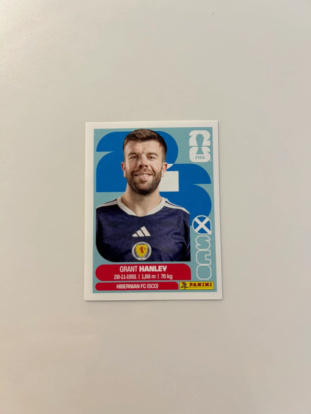 Panini FIFA World Cup 2026 Grant Hanley Sticker